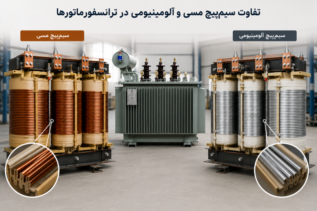 تفاومت سیم پیچ مسی با آلومینیومی
